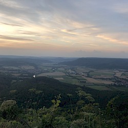 Blick vom Heldrastein nach Nordwesten